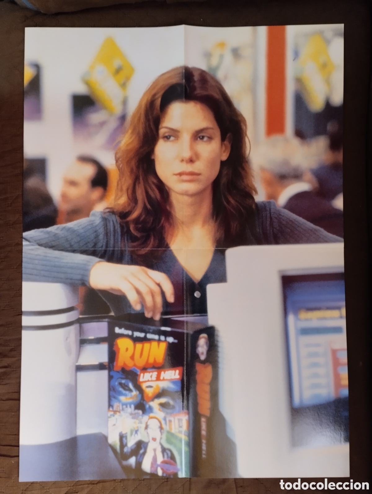 Cine: Poster de la actriz Sandra Bullock.
