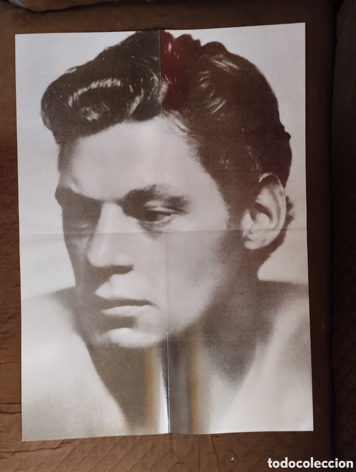 Cine: Poster del actor Johnny Weissmuller.