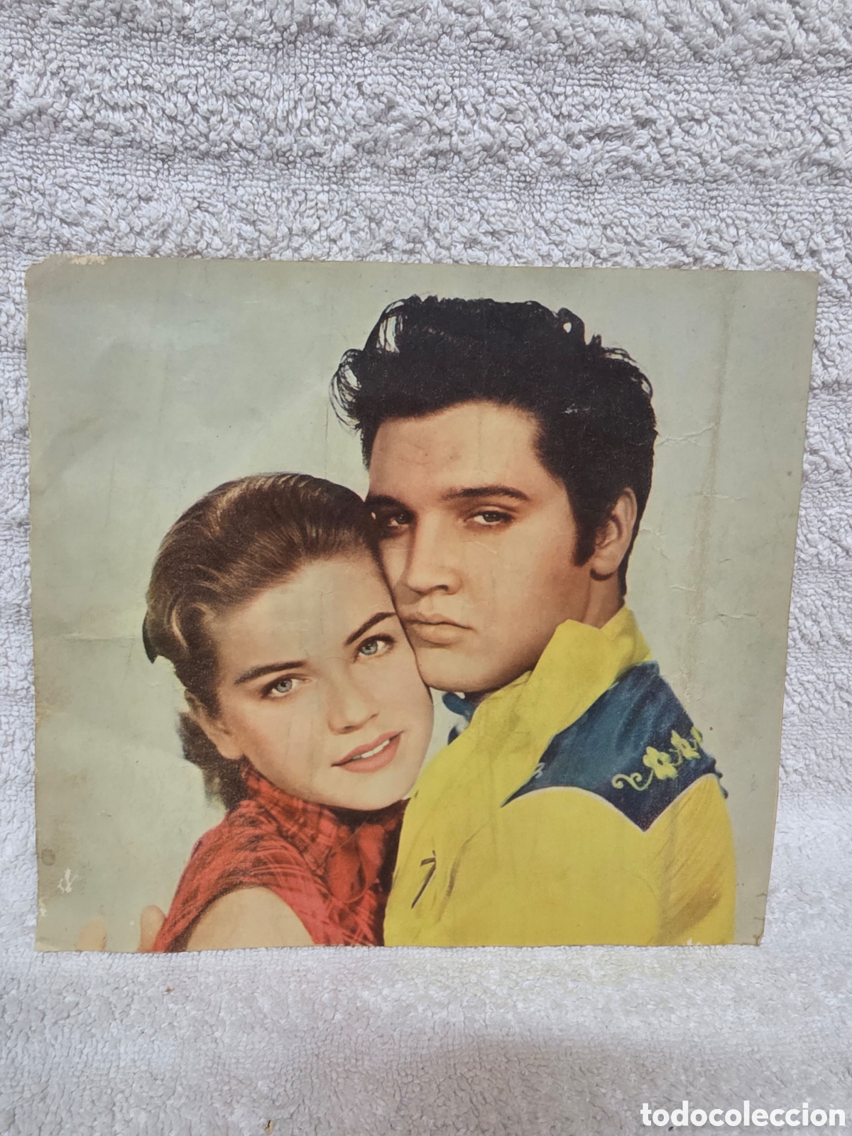Cine: fotograf&iacute;a promocional Loving You (1957), protagonizada Elvis Presley y