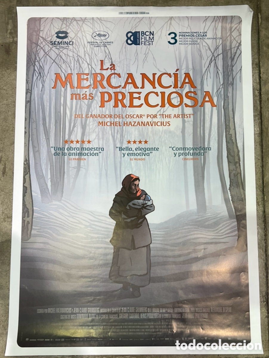 Cine: Cartel de Pel&iacute;cula. &ldquo;La Mercanc&iacute;a m&aacute;s Preciosa&rdquo;. Michel Hazanavicius. 2024.