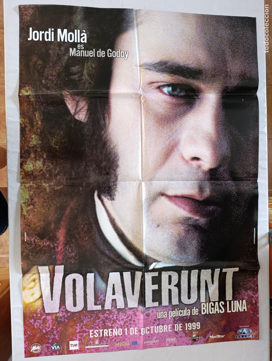 Cine: POSTER ORIGINAL VOLAVERUNT - 97 X 68 CM - BIGAS LUNA (388)