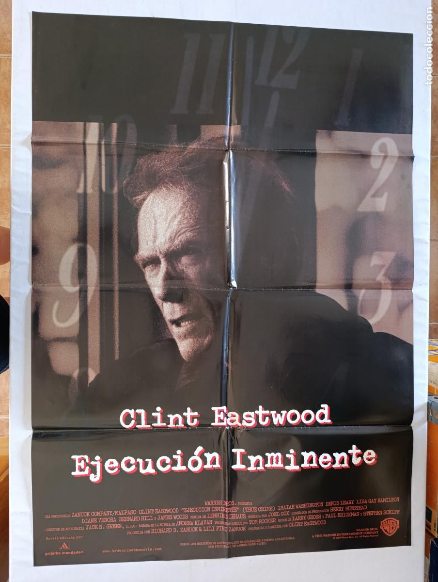 Cine: POSTER ORIGINAL EJECUCION INMINENTE - 95 X 68 CM - CLINT EASTWOOD (388)