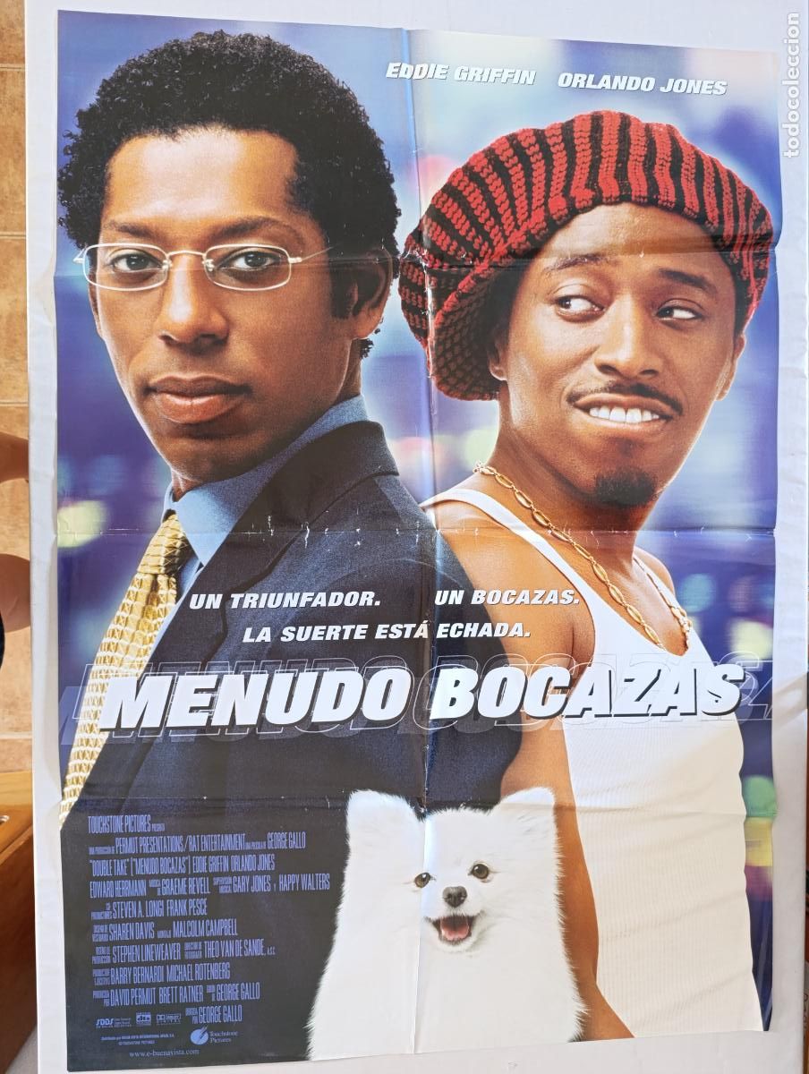 Cine: POSTER ORIGINAL MENUDO BOCAZAS - 98 X 68 CM - EDDIE GRIFFIN (388)