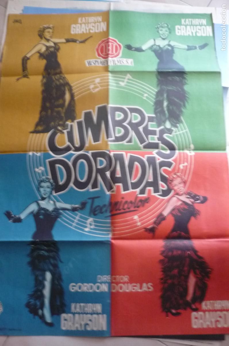 Cine: cartel cine 1 x 7o cumbres doradas kathyn grayson