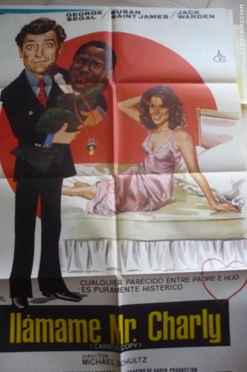 Cine: cartel cine 1 x 7o llamame mr.charly .-george segal