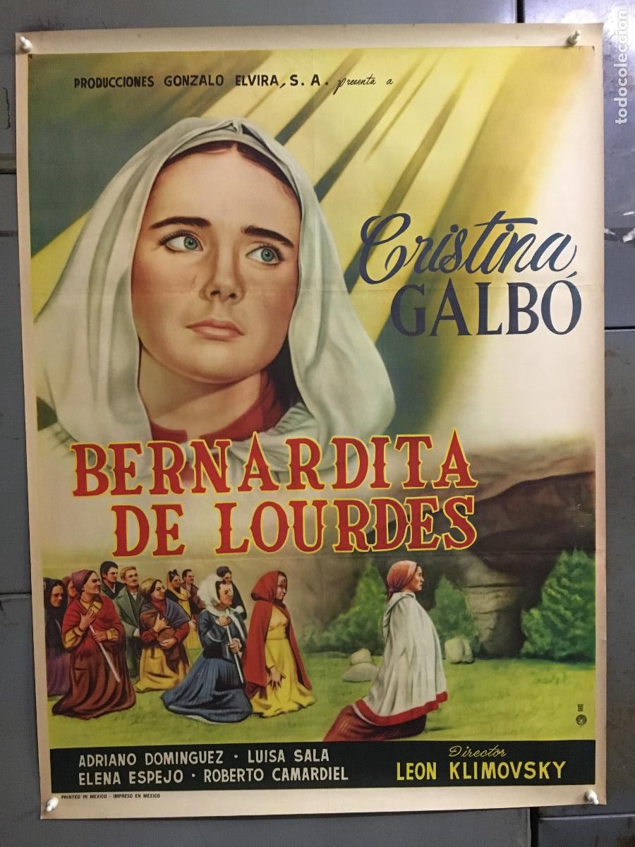 Cine: R0380 AQUELLA JOVEN DE BLANCO CRISTINA GALBO LEON KLIMOVSKY POSTER ORIGINAL MEJICANO 70X94