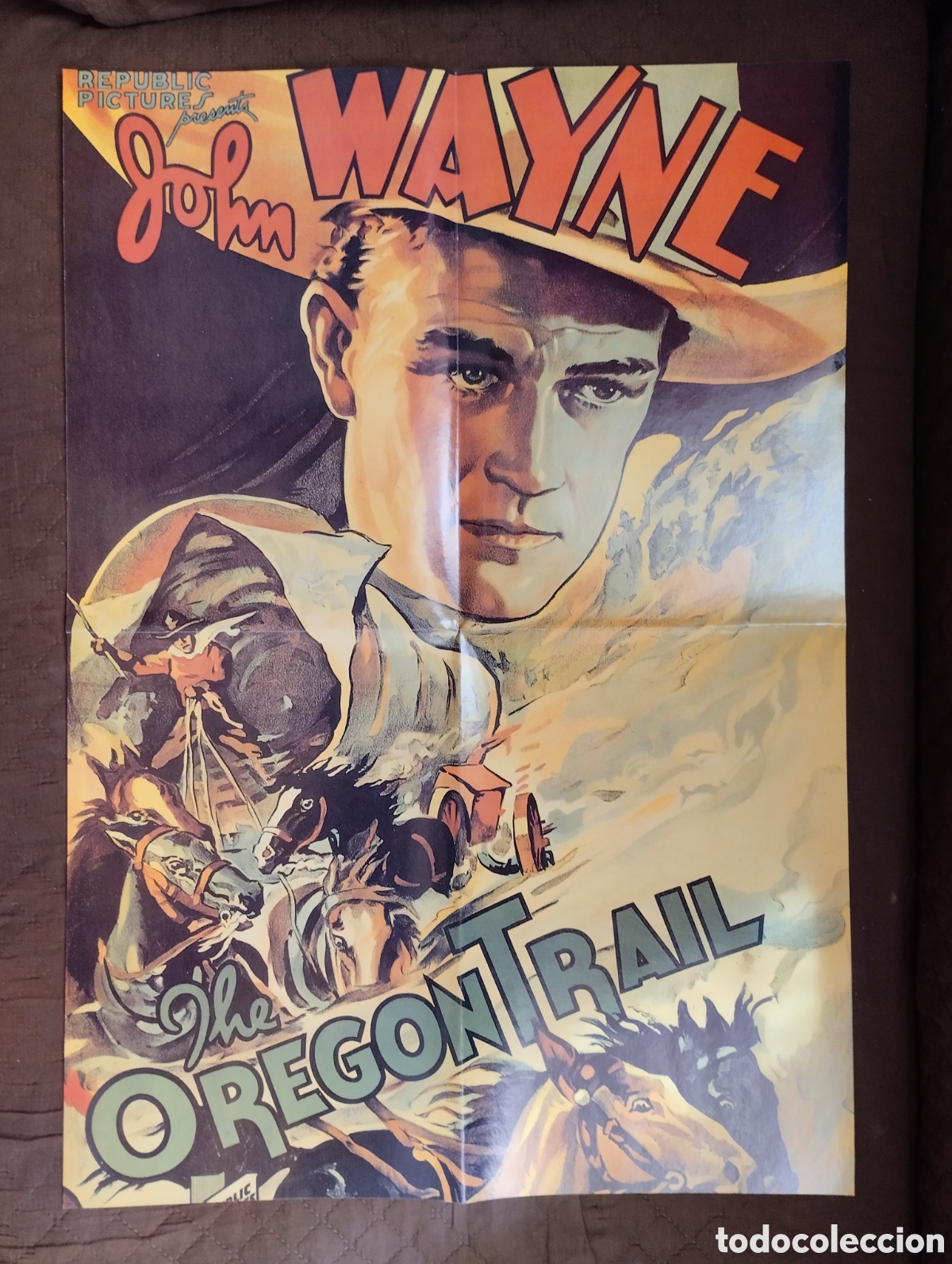 Cine: Poster de la pelicula El camino de Oregon - 1936.