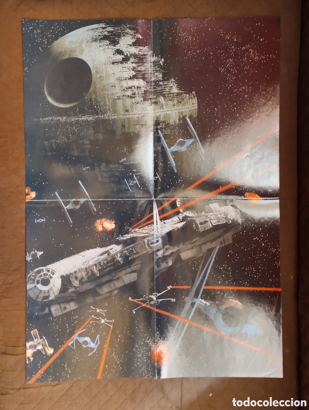 Cine: Poster de la pelicula La guerra de las galaxias.