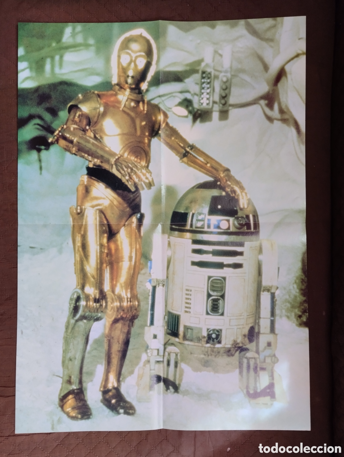 Cine: Poster de R2D2 y C3PO (La guerra de las galaxias).