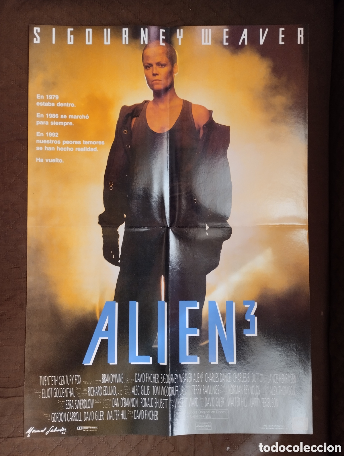 Cine: Poster de la pelicula Alien 3. - Foto 1