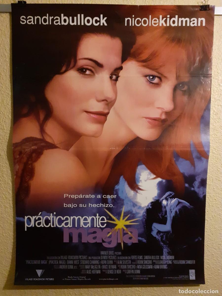 Cine: Pr&aacute;cticamente Magia Cartel Original De Cine 1998 Sandra Bullock Warner