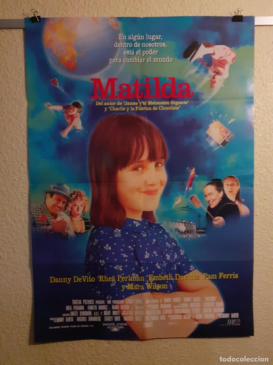 Cine: Matilda Cartel Original De Cine 1997 Edicion Especial Doble Cara