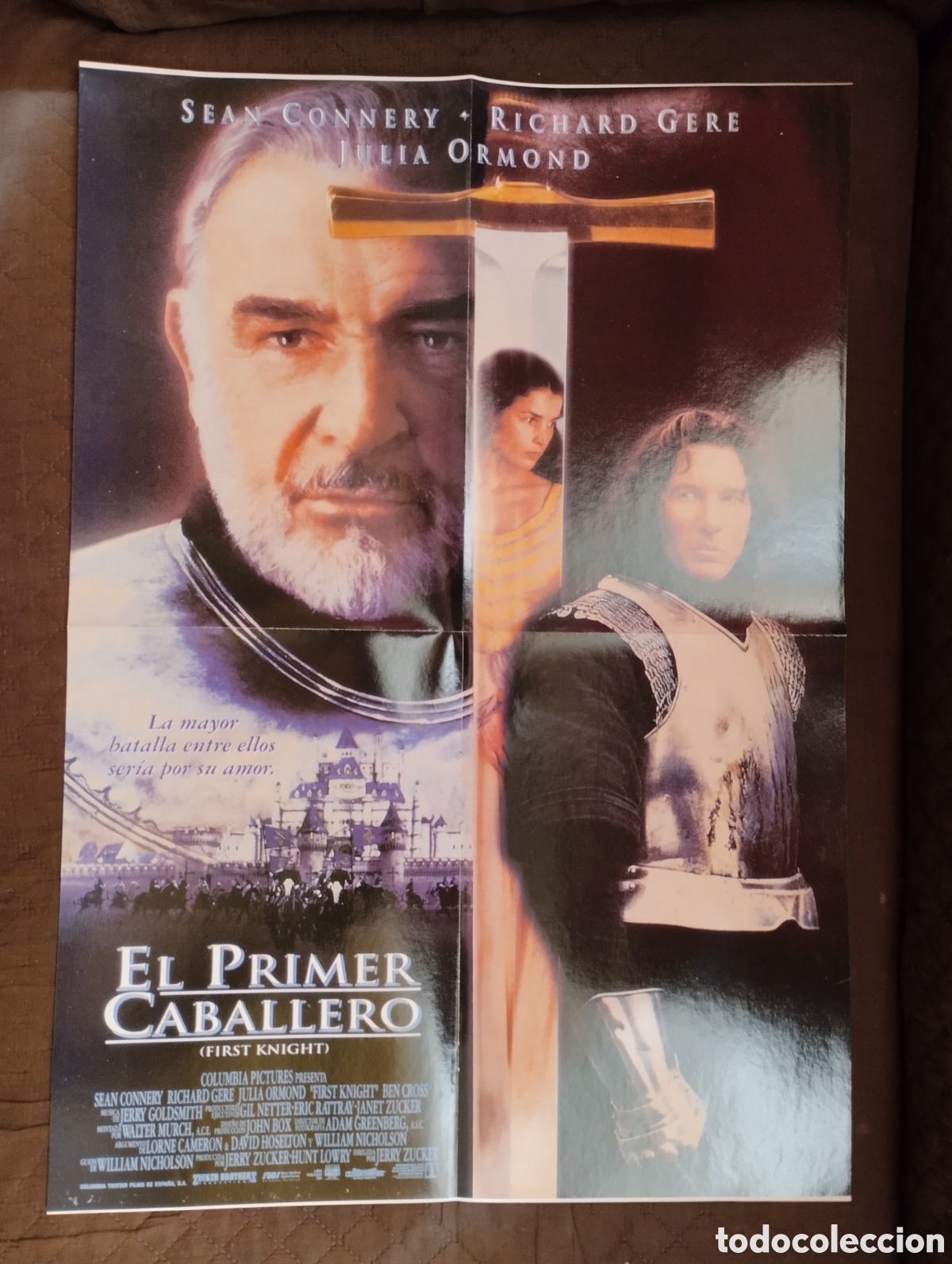 Cine: Poster de la pelicula El primer caballero.