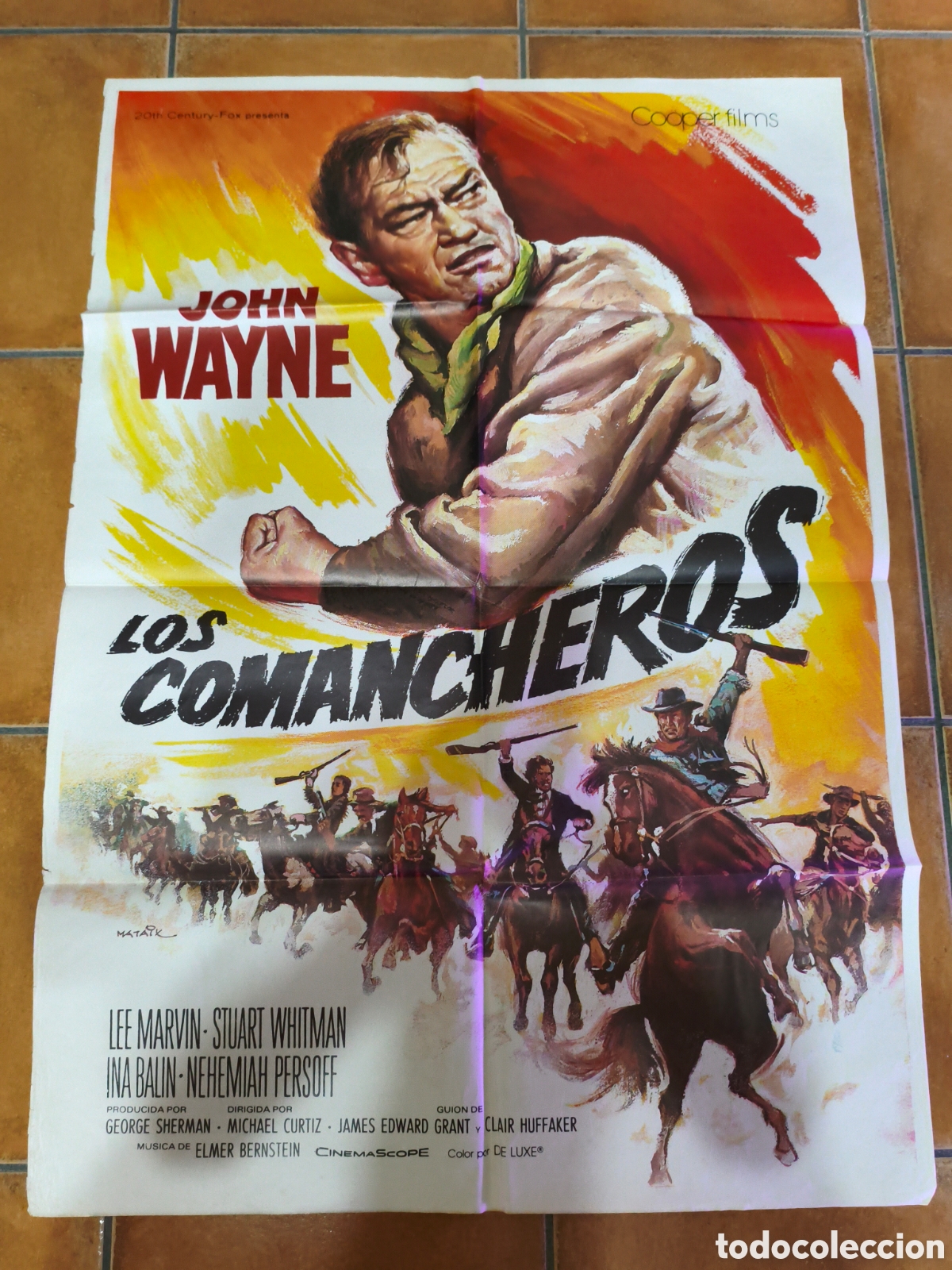 Cine: Antiguo poster de los Comancheros