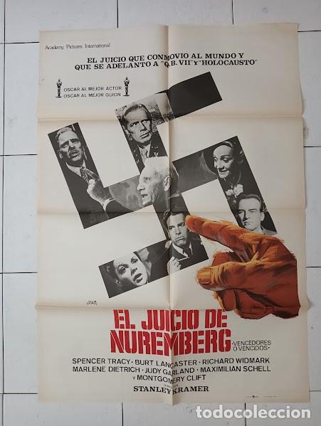 Cine: VKD 2516 VENCEDORES O VENCIDOS TRACY LANCASTER DIETRICH GARLAND CLIFT POSTER ORIGINAL 70X100 ESPA&Ntilde;OL