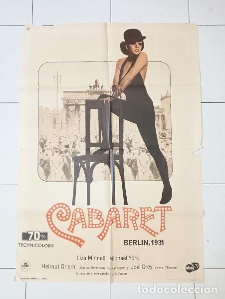 Cine: VKD 2521 CABARET LIZA MINNELLI BOB FOSSE POSTER ORIGINAL 70X100 ESTRENO