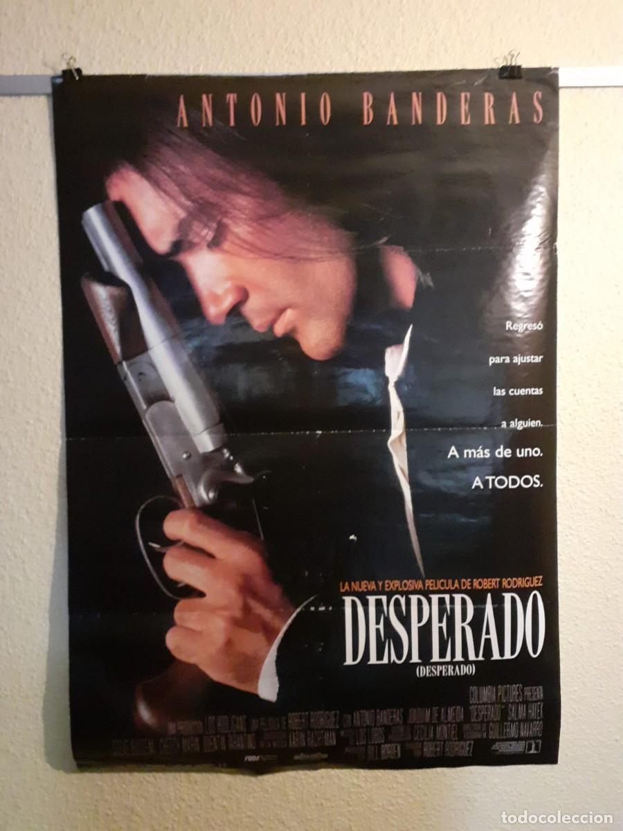 Cine: Cartel Original De Cine 1995 Desperado Antonio Banderas Salma Hayek