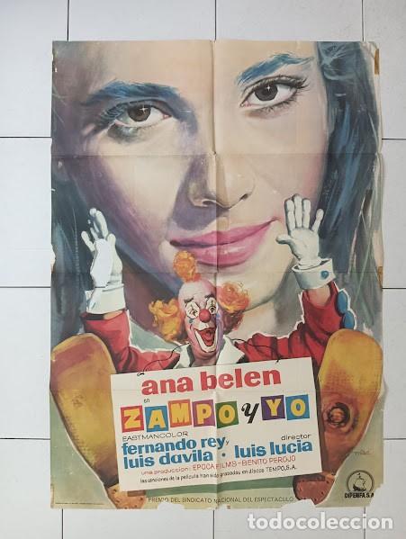 Cine: VKD 2530 ZAMPO Y YO ANA BELEN CIRCO MAC POSTER ORIGINAL 70X100 ESTRENO