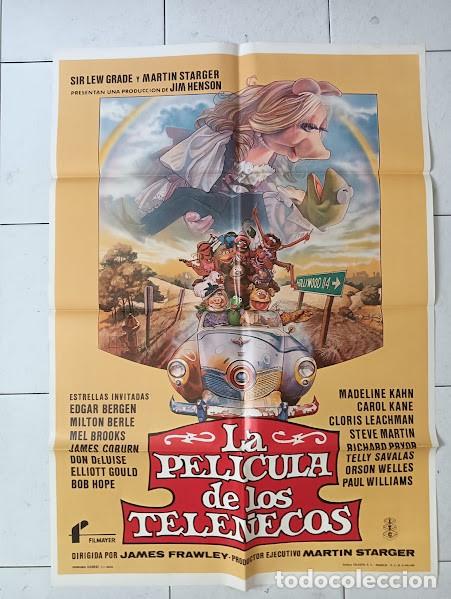 Cine: VKD 2536 LA PELICULA DE LOS TELE&Ntilde;ECOS JIM HENSON FRANK OZ POSTER ORIGINAL 70X100 ESTRENO