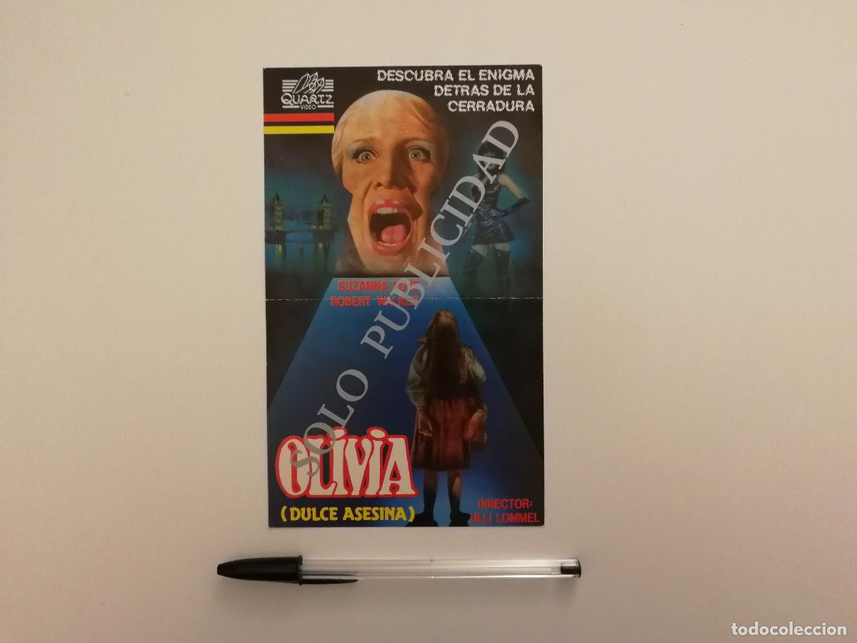 Cine: MINI-POSTER ORIGINAL -13*18- OLIVIA DULCE ASESINA - TERROR - ULLI LOMMEL