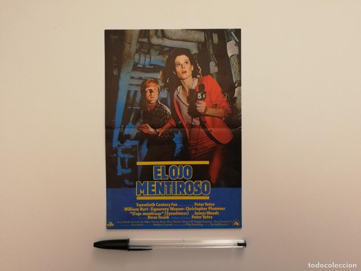 Cine: MINI-POSTER ORIGINAL -13*18- EL OJO MENTIROSO - SIGOURNEY WEAVER