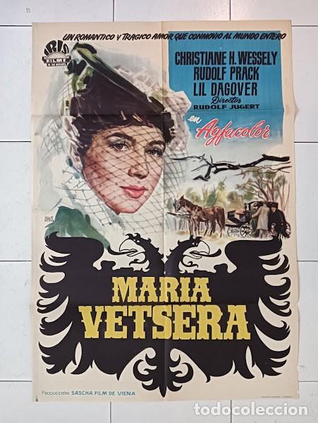 Cine: SMP 2501 MARIA VETSERA LIL DAGOVER JANO POSTER ORIGINAL ESTRENO 70X100 A