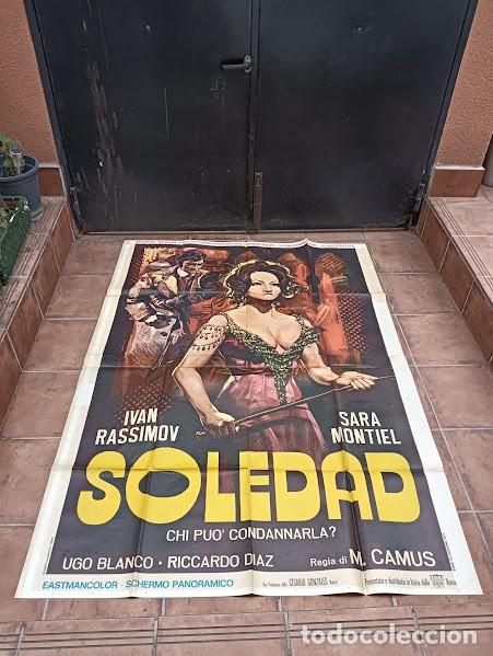 Cinema: EPX 0611 ESA MUJER SARA MONTIEL MARIO CAMUS POSTER ORIGINAL 140X200 ITALIANO
