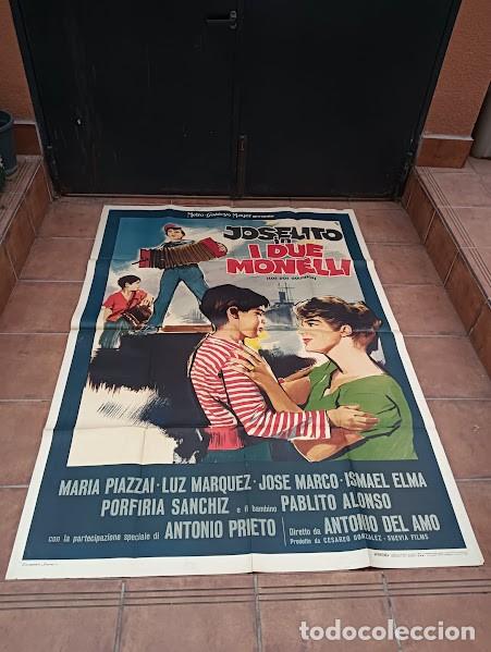 Cinema: EPX 0615 LOS DOS GOLFILLOS JOSELITO POSTER ORIGINAL ITALIANO 140X200