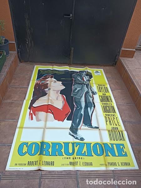 Cinema: PJE 0600 SOBORNO AVA GARDNER VINCENT PRICE ROBERT TAYLOR BRINI POSTER ORIGINAL ITALIANO 140X200