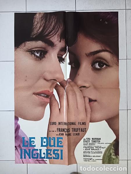 Cinema: PJE 0614 LAS DOS INGLESAS Y EL AMOR FRAN&Ccedil;OIS TRUFFAUT POSTER ORIGINAL 68X94 ITALIANO B