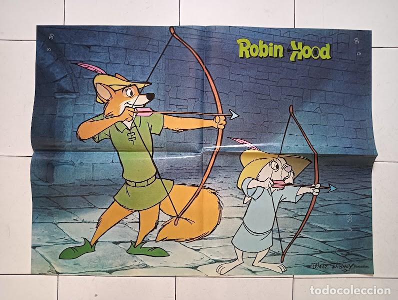 Cin&eacute;ma: PJE 0616 ROBIN HOOD WALT DISNEY POSTER ORIGINAL ITALIANO 68X94 A
