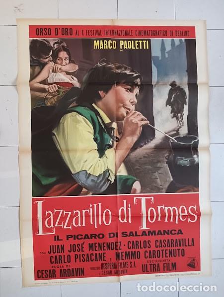 Cinema: EPX 0616 EL LAZARILLO DE TORMES CESAR ARDAVIN JUANJO MENENDEZ POSTER ORIGINAL ITALIANO 100X140