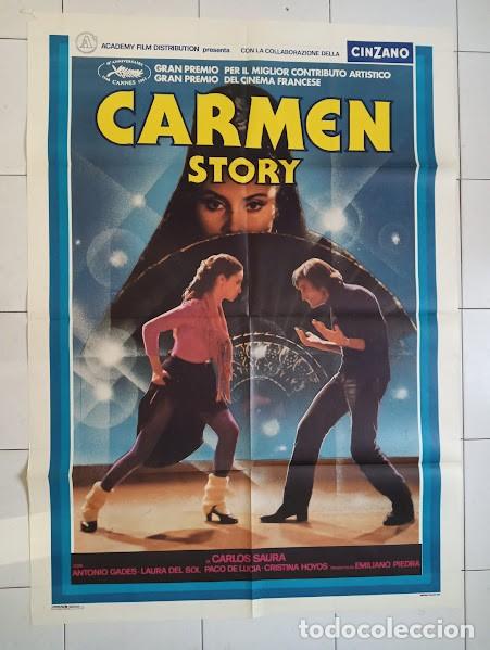 Cin&eacute;ma: EPX 0617 CARMEN CARLOS SAURA ANTONIO GADES LAURA DEL SOL MARISOL POSTER ORIGINAL ITALIANO 100X140