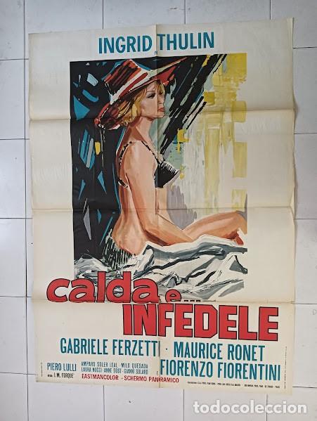 Cin&eacute;ma: EPX 0618 UN DIABLO BAJO LA ALMOHADA INGRID THULIN LANDA RONET FORQUE POSTER ORIG ITALIANO 100X140