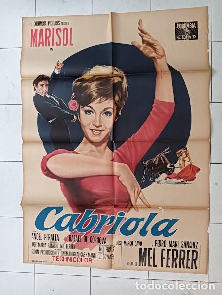 Cine: EPX 0620 CABRIOLA MARISOL POSTER ORIGINAL ITALIANO 100X140