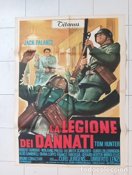 Cin&eacute;ma: EPX 0626 LA BRIGADA DE LOS CONDENADOS UMBERTO LENZI JACK PALANCE POSTER ORIGINAL ITALIANO 100X140