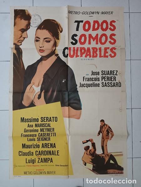 Kino: EPX 0509 EL MAGISTRADO JOSE SUAREZ JACQUELINE SASSARD CARDINALE POSTER ORIG ARGENTINO 75X110 LITO