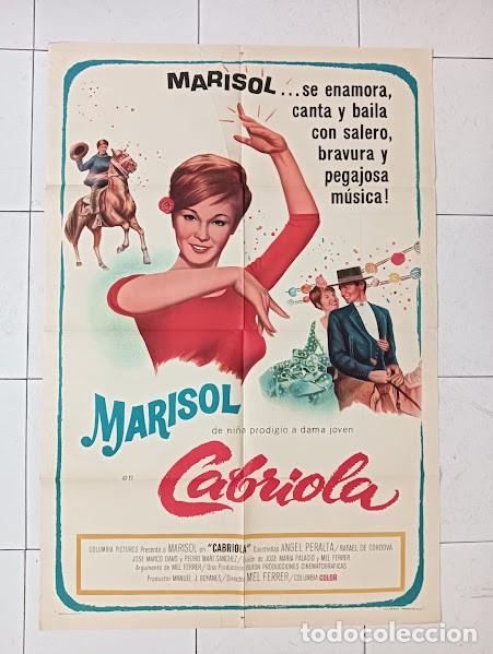Cin&eacute;ma: EPX 0516 CABRIOLA MARISOL POSTER ORIGINAL ARGENTINO 75X110 LITOGRAFIA