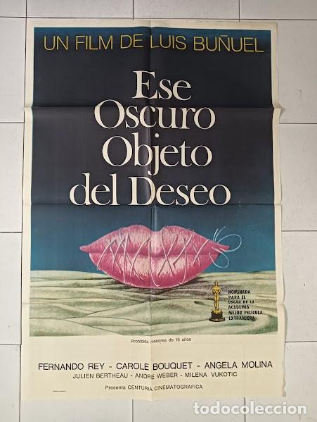 Cinema: EPX 0518 ESE OSCURO OBJETO DEL DESEO LUIS BU&Ntilde;UEL POSTER ORIGINAL 75X110 ARGENTINO