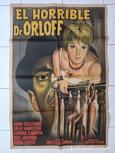 Cine: EPX 0527 GRITOS EN LA NOCHE JESUS FRANCO DIANA LORYS POSTER ORIGINAL ARGENTINO 75X110 LITOGRAFIA