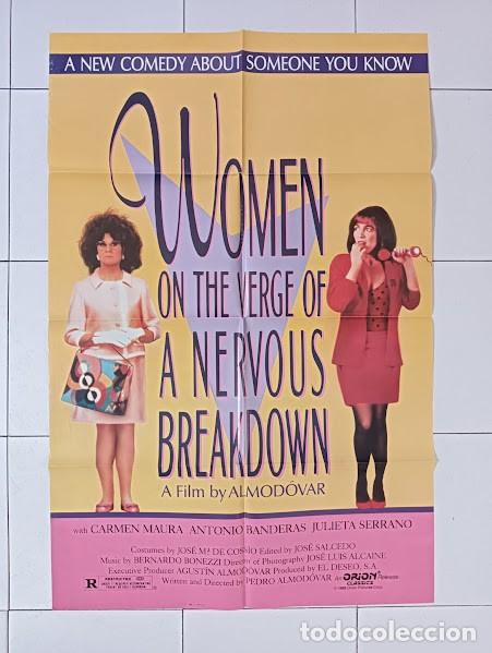 Cin&eacute;ma: EPX 0536 MUJERES AL BORDE DE UN ATAQUE DE NERVIOS ALMODOVAR CARMEN MAURA POSTER ORIGINAL USA 70X105