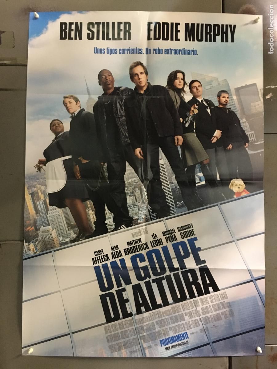 Cine: AFC26 UN GOLPE DE ALTURA BEN STILLER EDDIE MURPHY POSTER ORIGINAL ESTRENO 70X100 h1