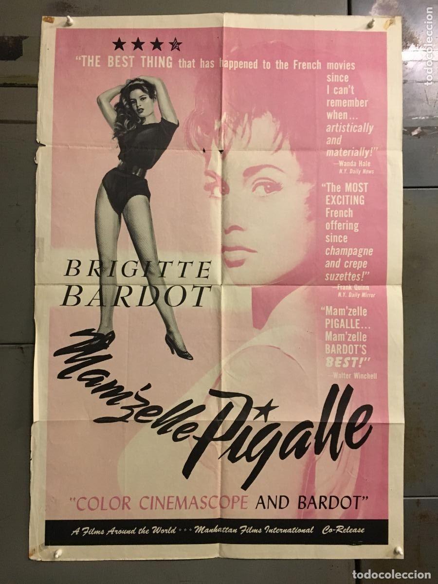 Cin&eacute;ma: PJE 0707 ESTA PICARA COLEGIALA BRIGITTE BARDOT POSTER ORIGINAL USA 70X105