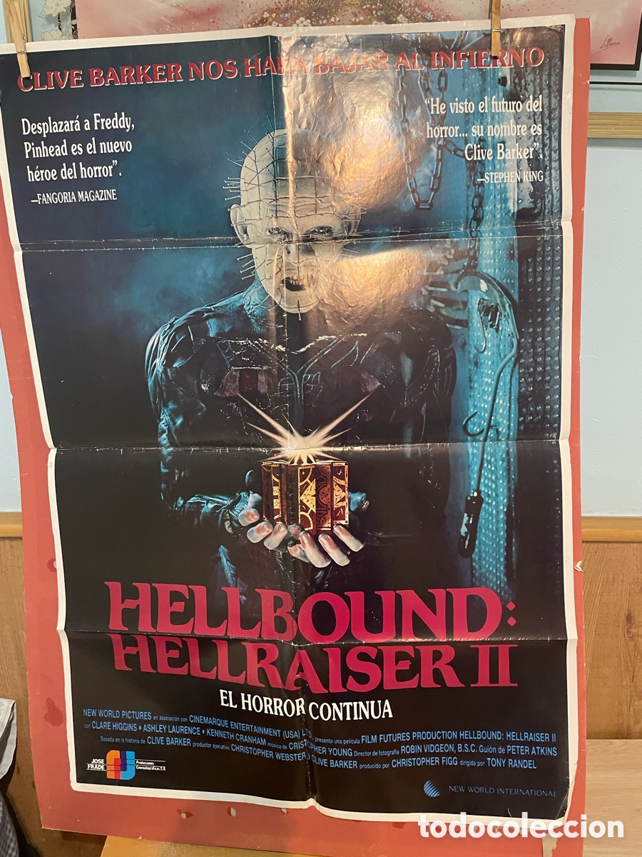 Cin&eacute;ma: CARTEL DE CINE. HELLBOUND HELLRAISER II