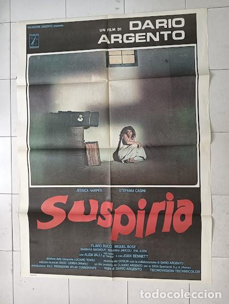 Cin&eacute;ma: PJE 0624 SUSPIRIA DARIO ARGENTO GIALLO POSTER ORIGINAL ITALIANO 100X140