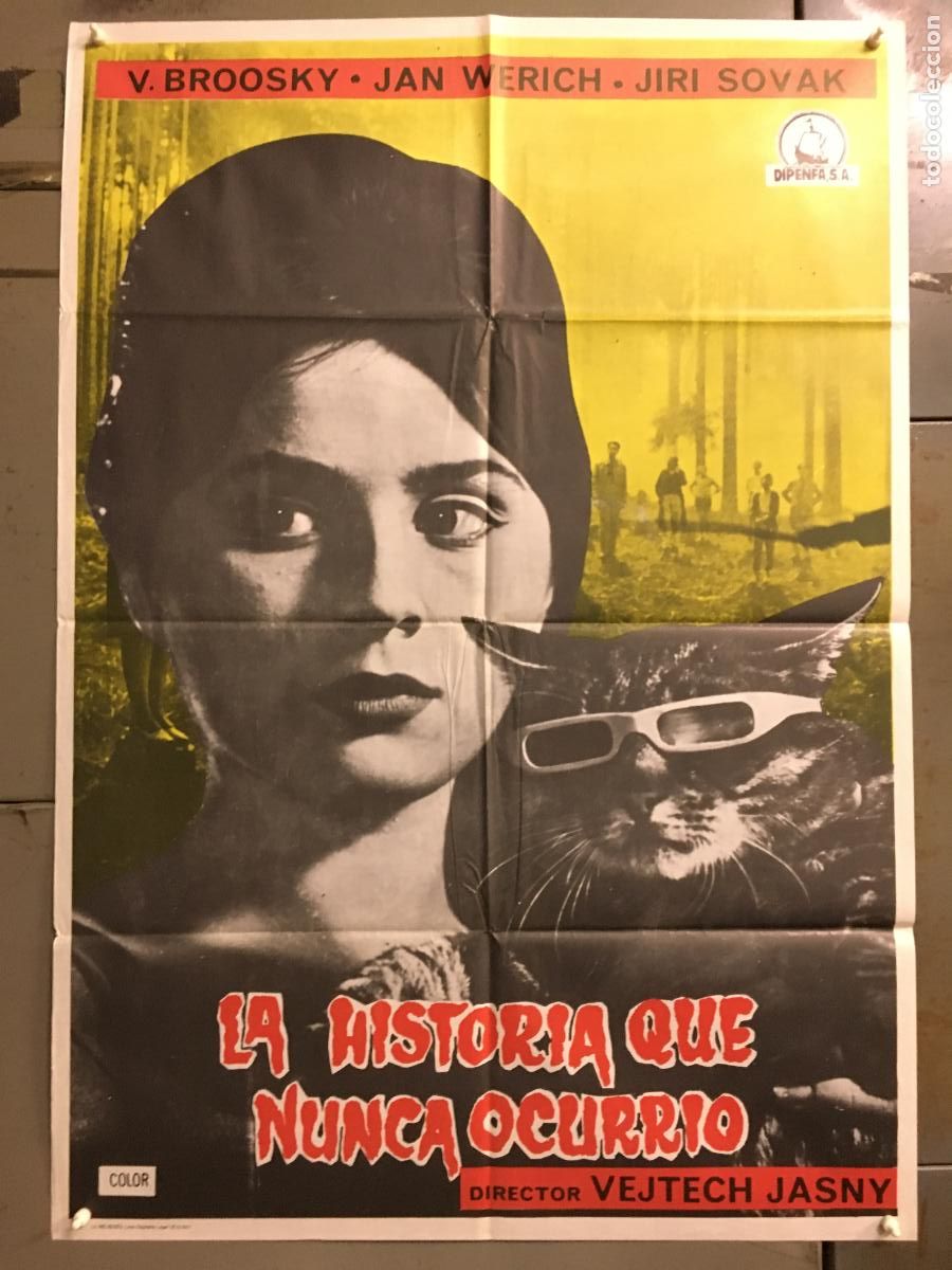 Cinema: AFO44 LA HISTORIA QUE NUNCA OCURRIO VOJTECH JASNY CINE CHECO POSTER ORIGINAL 70X100 ESTRENO