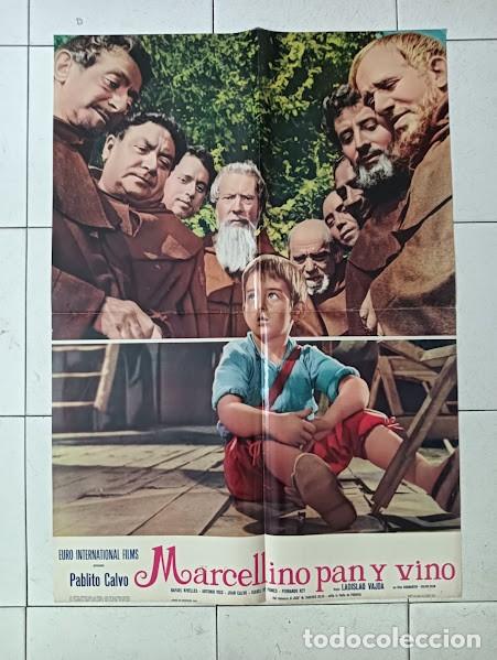 Cinema: EPX 0633 MARCELINO PAN Y VINO PABLITO CALVO POSTER ORIGINAL ITALIANO 68X94