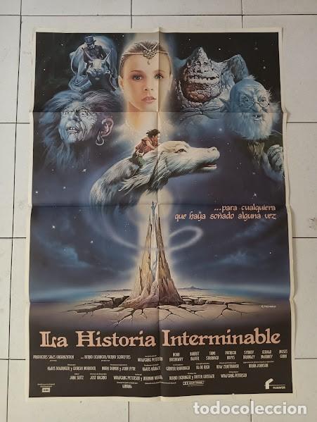 Cin&eacute;ma: VKD 2552 LA HISTORIA INTERMINABLE FANTASIA SCIFI CASARO POSTER ORIGINAL 70X100 ESTRENO
