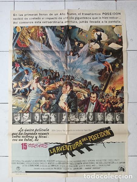 Cinema: VKD 2557 LA AVENTURA DEL POSEIDON GENE HACKMAN POSTER ORIGINAL 70X100 ESTRENO
