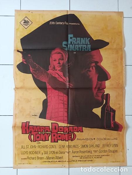 Cin&eacute;ma: VKD 2559 HAMPA DORADA TONY ROME FRANK SINATRA MAC POSTER ORIGINAL 70X100 ESTRENO